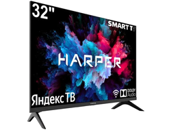 Телевизор Harper 32R750TS  32"  HD Ready  Яндекс ТВ  Черный