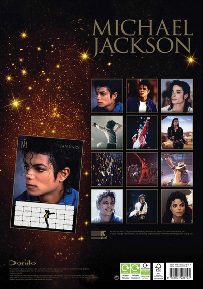 Michael Jackson Иностранные перекидные календари 2023, Michael Jackson Calendar 2023, Intpressshop