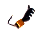 Мормышка вольфрамовая Столбик чёрн кубик латунь вес.0.27gr.10mm. d-2.0mm,