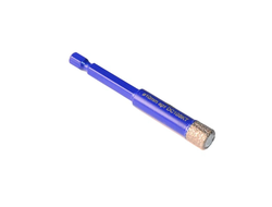 Коронка алмазная по керамограниту KEOS PRO 10мм 1/4"HEX с воском (DC010SKT)