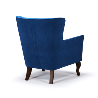 Кресло Лутон на фигурных ножках