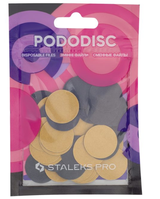Сменные файлы STALEKS для педикюрного диска PODODISC M (50 шт) 320 грит