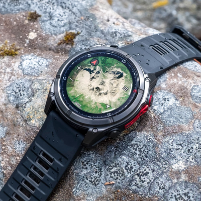 Часы Garmin Fenix 8 Pro — 51 мм MicroLED Sapphire Carbon Gray DLC Titanium Black / Pebble Gray