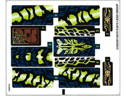 Sticker Sheet for Set 70736 - 21053/6112818, n/a (70736stk01)