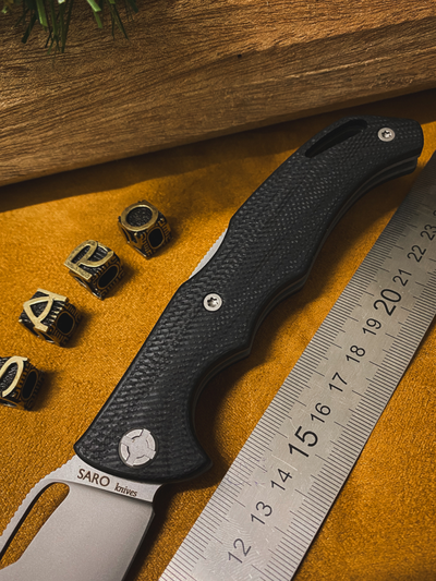 Складной нож Кайман EVO сталь K110, рукоять G10, цвет черный