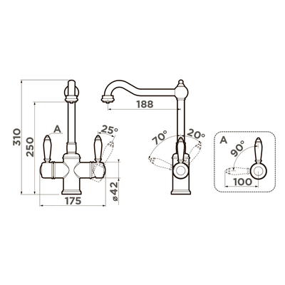 Смеситель OMOIKIRI TOTTORI SI