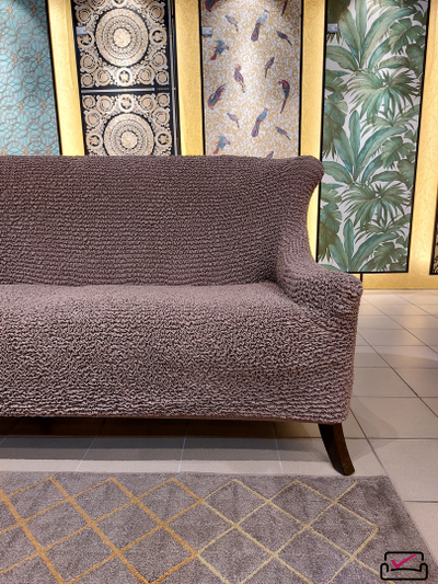 Чехол на 3хм диван Микрофибра Премиум Марсала. ЗАЩИТА ДЛЯ МЯГКОЙ МЕБЕЛИ ОТ ЖИВОТНЫХ. ИТАЛИЯ