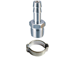 FUBAG Переходник 1/4"M на елочку 8мм с обжимным кольцом 8x13мм