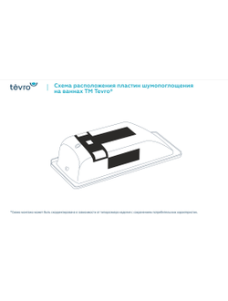 Ванна стальная TEVRO с опорной подставкой без ранта 2,7мм белый лотос 150х70х40 T-52902 160х70х40 2.7мм T-62902 170х70х40 T-72902