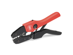 Пресс-клещи CTK-15 серия ПРОФИ (кримпер) для опрессовки неизолированных медных наконечников из листовой стали и медных гильз