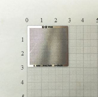 Трафарет BGA для реболлинга чипов универсальный, шаг 0.4мм., P=0.7, A=29x29
