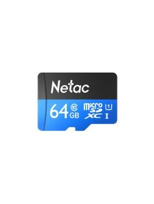 Карта памяти 64GB Netac NT02P500STN-064G-S microSDHC (без SD адаптера) 80MB/s