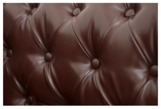 Кресло Честер экокожа шоколад