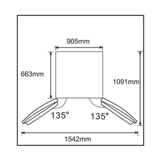 Холодильник Korting Side-By-Side KNFS 91817 GB