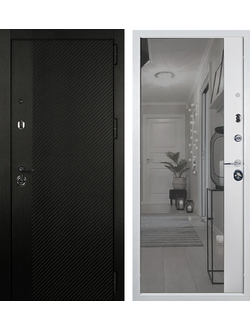 STEEL ART (МЕЛИТОПОЛЬ). СТАНДАРТ-Lite 223Д  (НУАР). КВАРЦ ЧЕРНЫЙ/ БЕЛЫЙ МАТОВЫЙ. ДВУХЦВЕТНЫЙ КОРОБ.