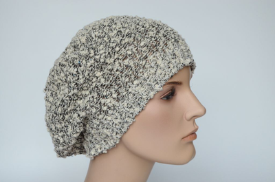 Берет Vizio Италия 1220 ВO летний белый антрацит