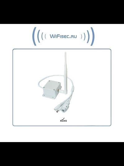 AP 101 (v.2) Комплект приёмник-передатчик без проводов до 1000 м. Ethernet (LAN). уличное исполнение, для систем видеонаблюдения/умного дома/интернет вещей, скорость беспроводной передачи видео/данных до 16 Мбит/с. Рабочая температура -40 до +60 град.С.