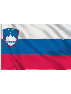 Флаг Словении гостевой Adria Bandiere BS171 20x30см