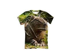Футболка 3D с полной запечаткой Капибара, Kapibara-san №24