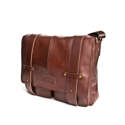 Кожаная мужская сумка Madruzzo Premium brown (арт. 
5068-53)