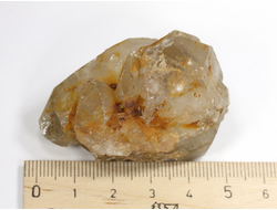 Кварц горный хрусталь, сросток кристаллов необработанный, Россия, Урал (50*37*29 мм, 54 г) №36164