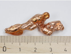 Медь, коллекционный образец, США (37*17*14 мм, 9,6 г) №28722