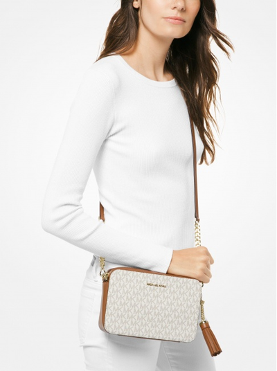 Сумка Michael Kors Jet Set Crossbody Vanilla Acrn Medium
