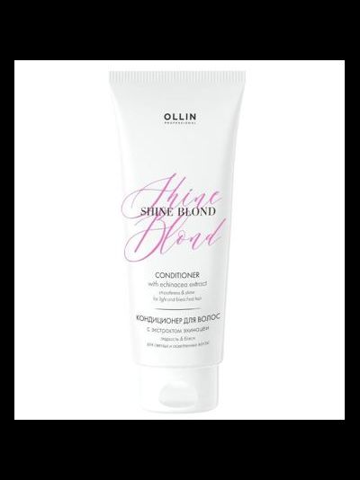 OLLIN Shine Blond Кондиционер для светлых и осветленных волос, с экстрактом эхинацеи, 200 мл