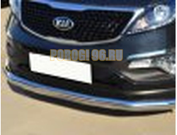 Защита переднего бампера  d60 для Kia Sportage 2010-2015