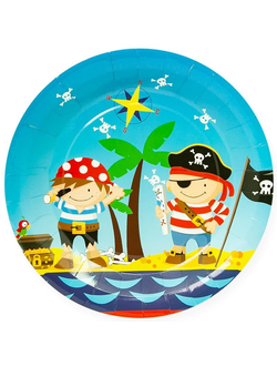 Тарелки "Пираты", 23 см, 6 шт