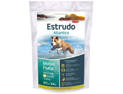 Estrudo Atlantica (Белая рыба) для взрослых собак средних пород склонных к аллергии 5 кг