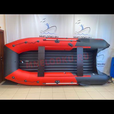 Моторная лодка Таймень RX 4300 НДНД красный/черный сверху