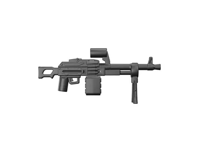 Пулемет Калашникова (ПКМ) | BrickTactical PKM w/Ammo Box