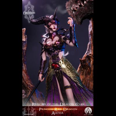 Принцесса-дракон Алексия (красная) - Коллекционная ФИГУРКА 1/6 scale Dragon Princess - Red Dragon Alexia (WS019B) - WAR STORY
