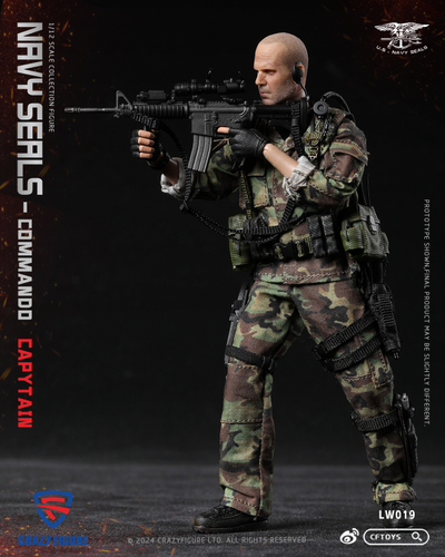 Капитан "морских котиков" США - Коллекционная фигурка 1/12 SCALE SEAL Special Assault Team Captain (LW019) - CRAZY FIGURE