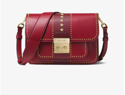 Сумка MICHAEL KORS SLOAN EDITOR темно-красная