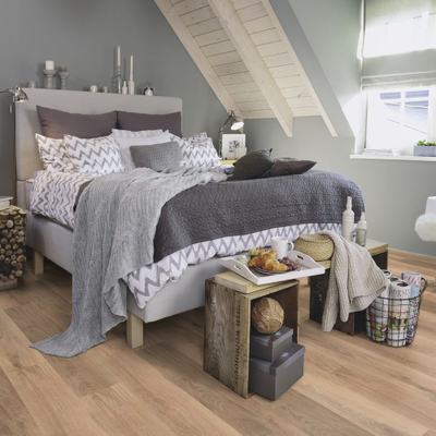 Виниловый пол Wineo 400 Wood L Дуб натуральный яркий DB283WL клеевой