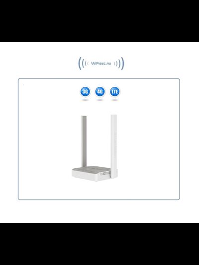 Роутер LTE - 3G/4G KEENETIC 4G, белый kn-1210
