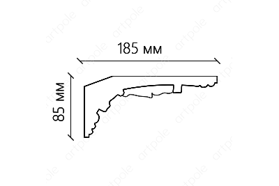 Карниз орнаментальный SK39U