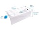 Акриловая ванна Triton Кэт,150х70x56 см