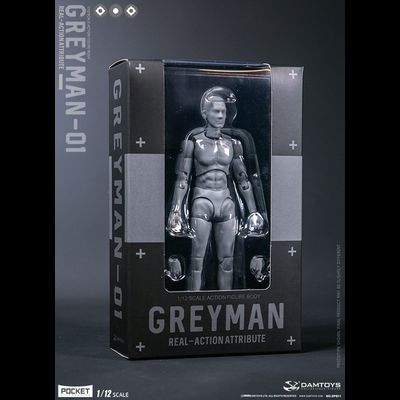 Серый манекен - Коллекционная фигурка 1/12 SCALE Action Figure Greyman (DPS11) - DAMTOYS