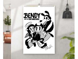 Календарь перекидной Бенди и чернильная машина №8