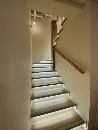 Лестница на металлическом каркасе - проект №213