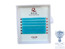 Ресницы NEON BLUE mini mix 6 линий D 0.10 8-13