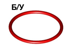 ! Б/У - Rubber Belt Medium Round Cross Section - Approx. 3 x 3, Red (x37 / 4100396 / 4544143) - Б/У