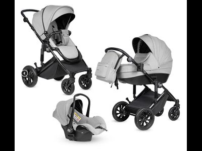 Детская коляска 3 в 1 Farfello Molly Trio Серый