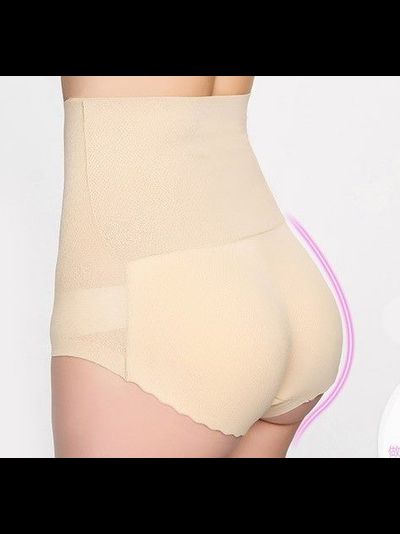 Трусики с эффектом push-up с утяжкой в области живота (черные или бежевые)