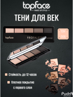 TopFace Палитра теней для век PT501 №06