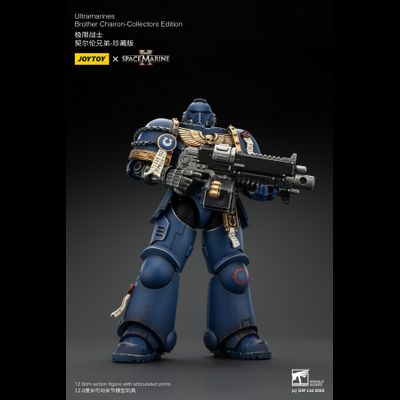 Ультрамарин брат Кайрон (Warhammer 40k, Spacemarine II) - КОЛЛЕКЦИОННАЯ ФИГУРКА 1/18 Ultramarines Collectors Edition - Brother Chairon (JT01383) - JOYTOY