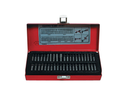 Набор вставок (бит) 1/4", PH, PZ, Hex, Torx, Slotted, 42 предмета KING TONY 1042CQ